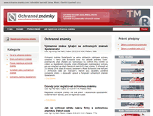 Tablet Screenshot of ochranne-znamky.com